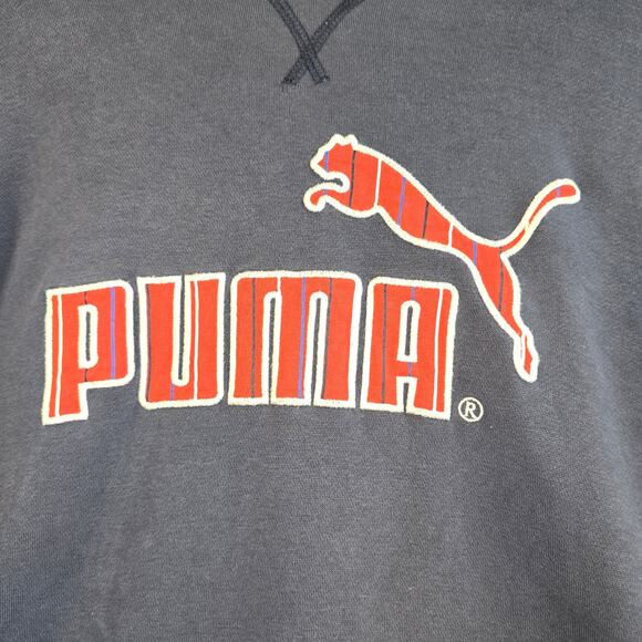Puma Sport Lifestyle Dry Cell Hoodie Navy Blue/Red Size XL - Picture 3 of 8